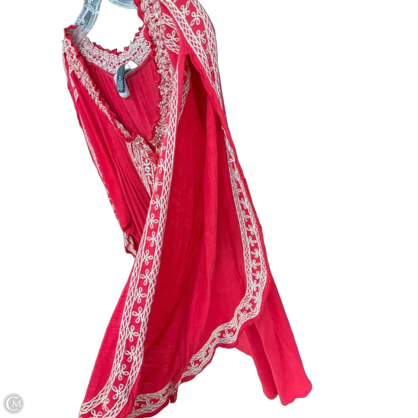 Top Short Sleeve By Inc In Red, Size: 3x