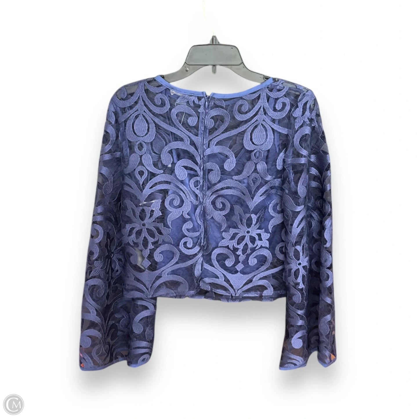 Top 2pc Long Sleeve By Finders In Navy, Size: M
