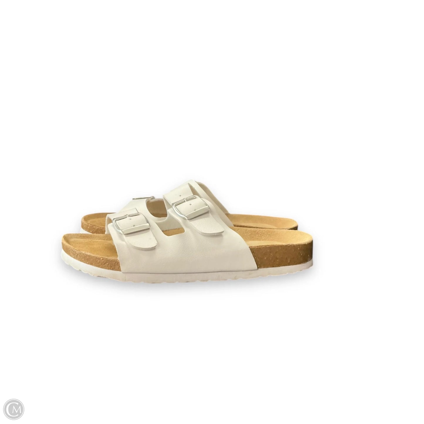 Sandals Flats By Cushionaire In White, Size: 8.5