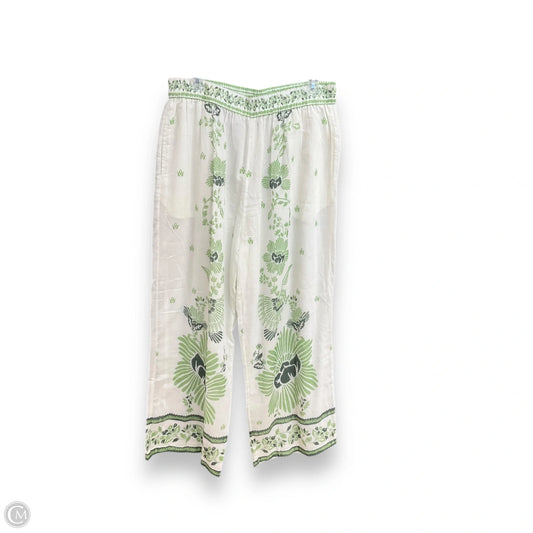 Pants Wide Leg By Haute Hippie In Green & White, Size: L
