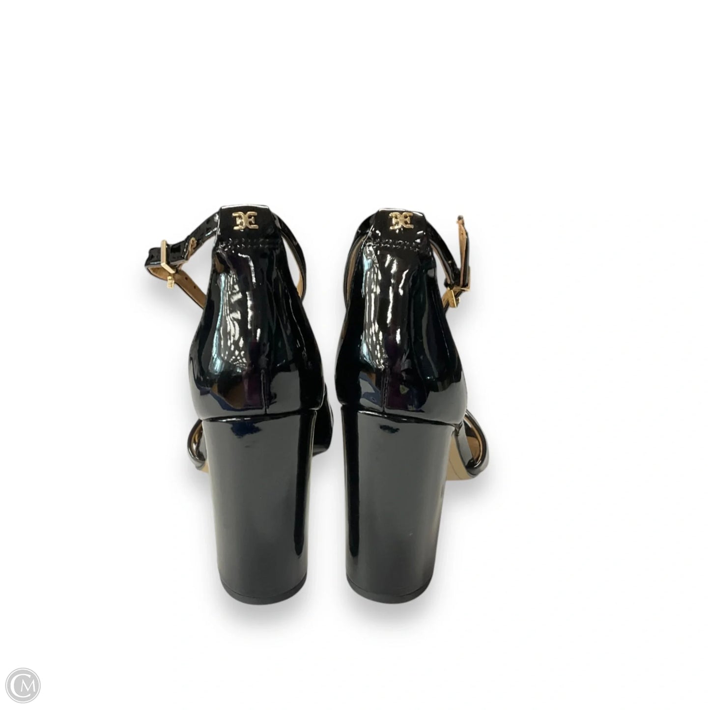 Sandals Heels Block By Sam Edelman In Black, Size: 8