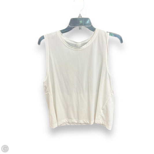 Athletic Tank Top By Athleta In White, Size: L