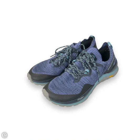 Shoes Athletic By Merrell In Blue, Size: 9.5