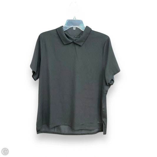 Athletic Top Short Sleeve By Nike Apparel In Black, Size: Xxl