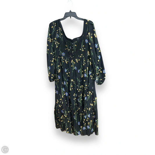 Dress Casual Maxi By Madewell In Floral Print, Size: Xl