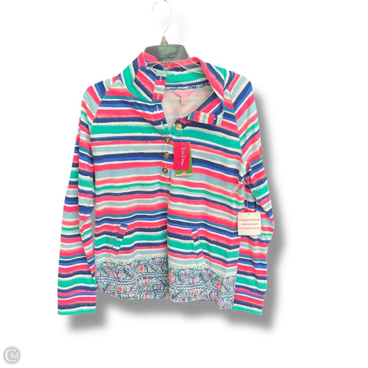 Top Long Sleeve Designer By Lilly Pulitzer In Striped Pattern, Size: M