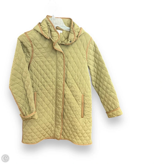 Coat Puffer & Quilted By Garnet Hill In Green, Size: Xs