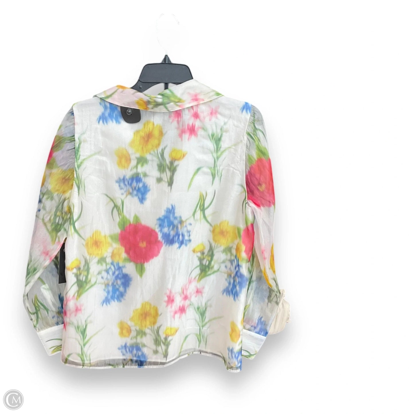 Blouse Designer By Karl Lagerfeld In Multi-colored, Size: M