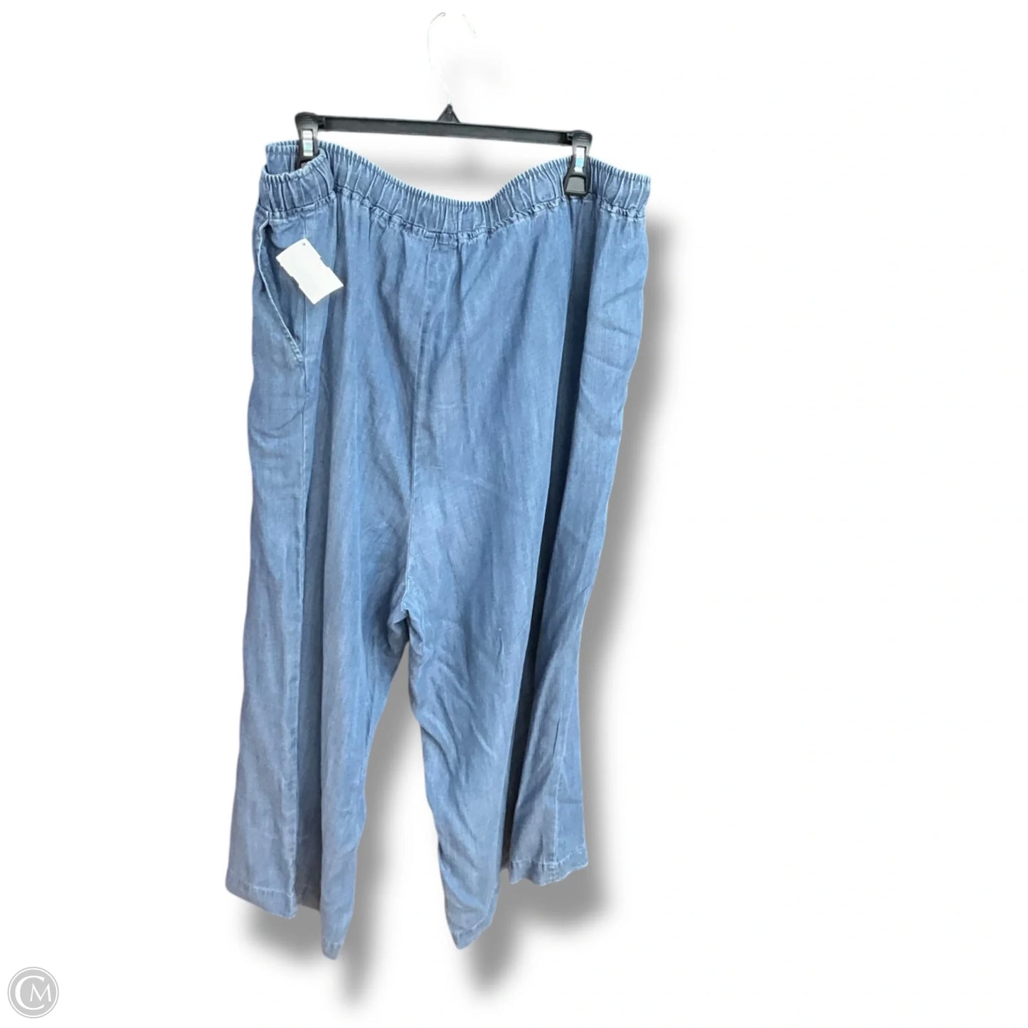 Capris By Calvin Klein In Blue, Size: 2x