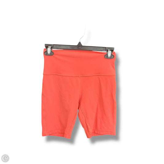 Athletic Shorts By Lululemon In Coral, Size: S