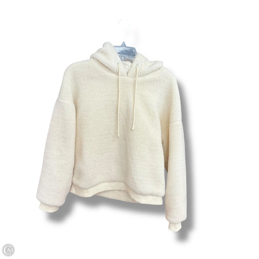Jacket Fleece By Elodie In Cream, Size: M