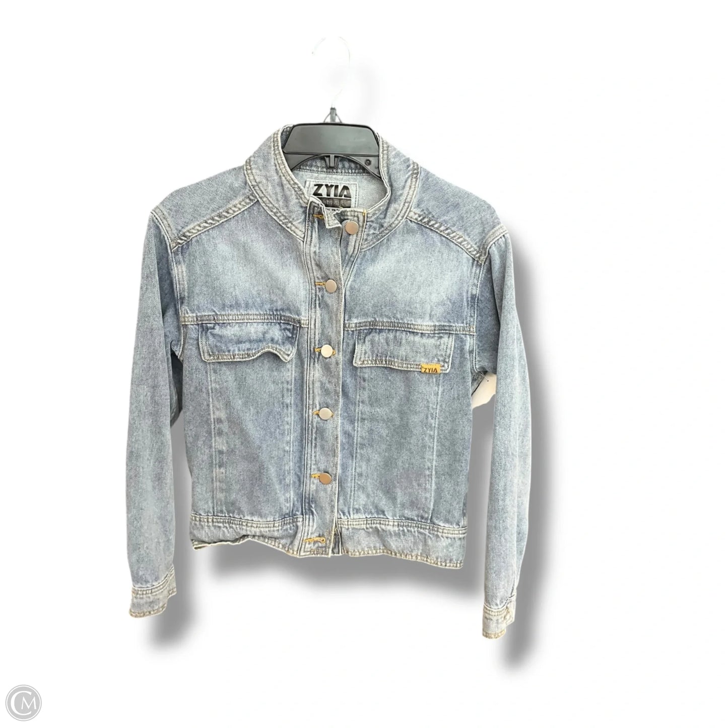 Jacket Denim By Zyia In Blue, Size: Xs