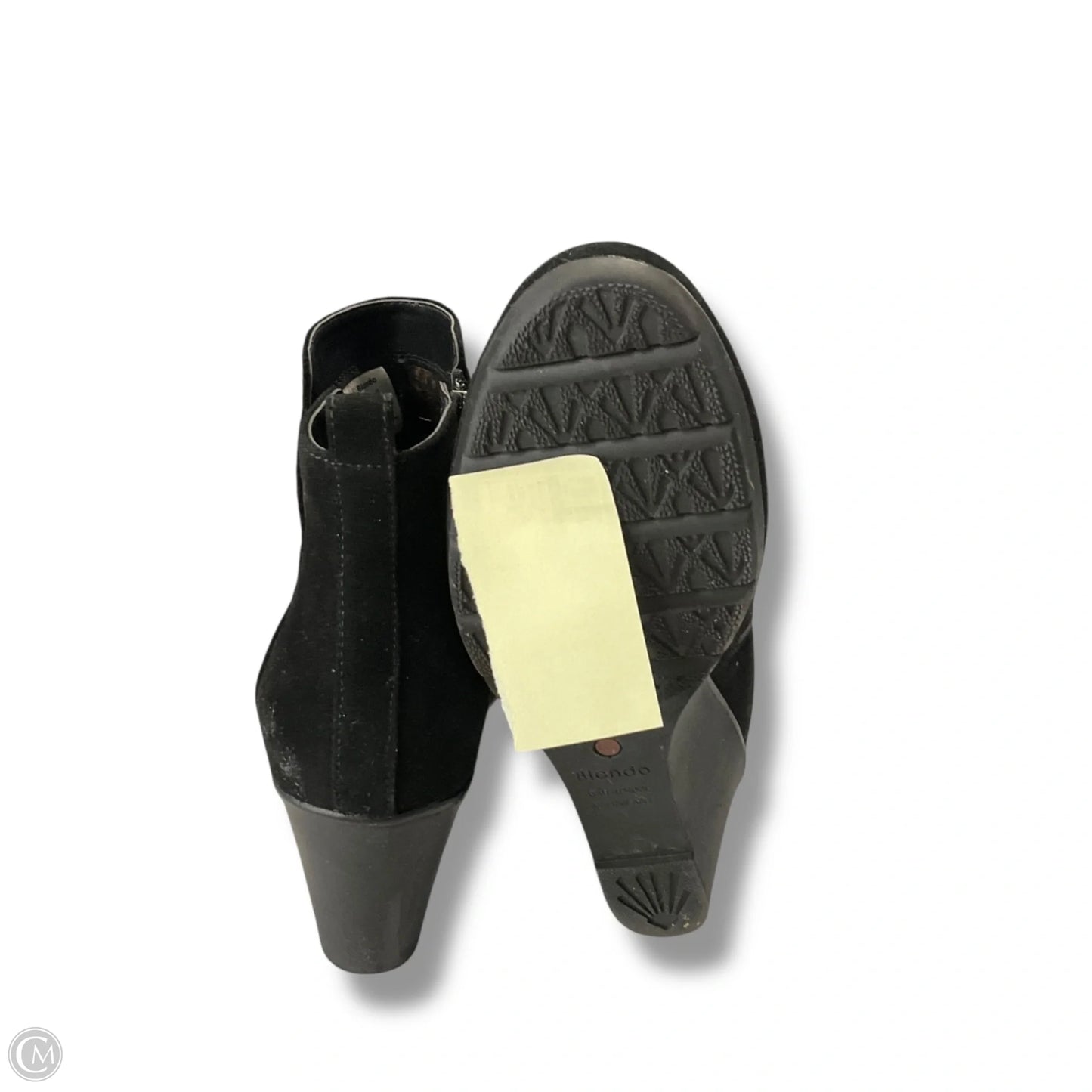 Boots Ankle Heels By Blondo In Black, Size: 8.5