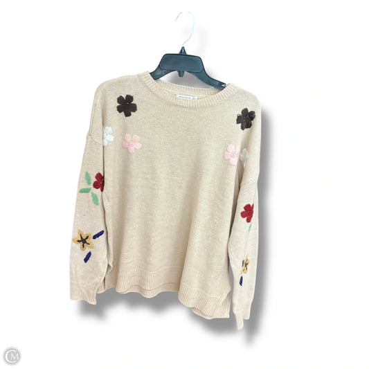 Sweater By Staccato In Beige, Size: L