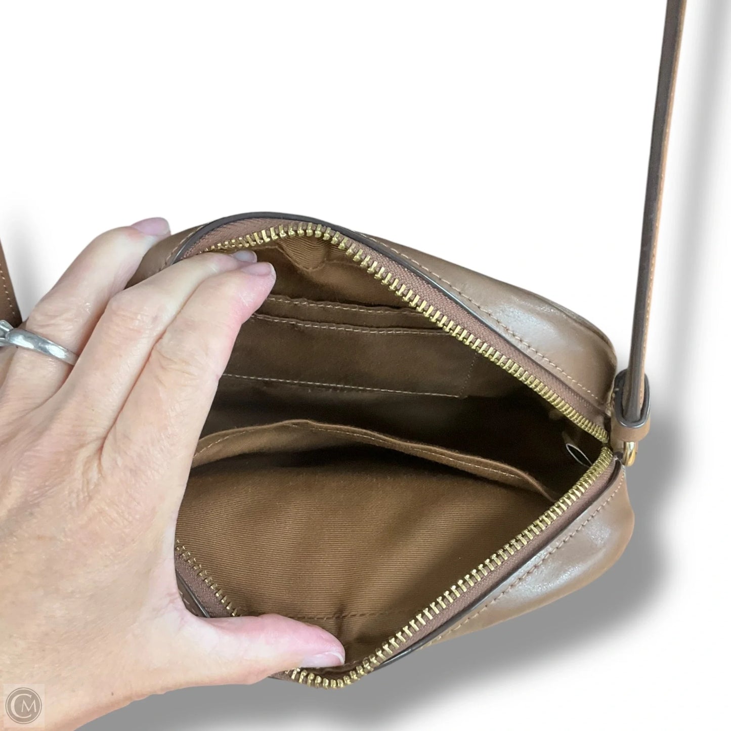 Crossbody Designer By Coach, Size: Small