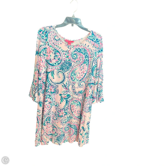 Swimwear Cover-up Designer By Lilly Pulitzer In Floral Print, Size: Xl