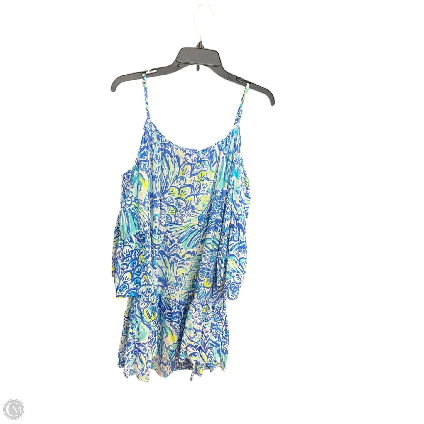 Dress Designer By Lilly Pulitzer In Blue & White, Size: Xl