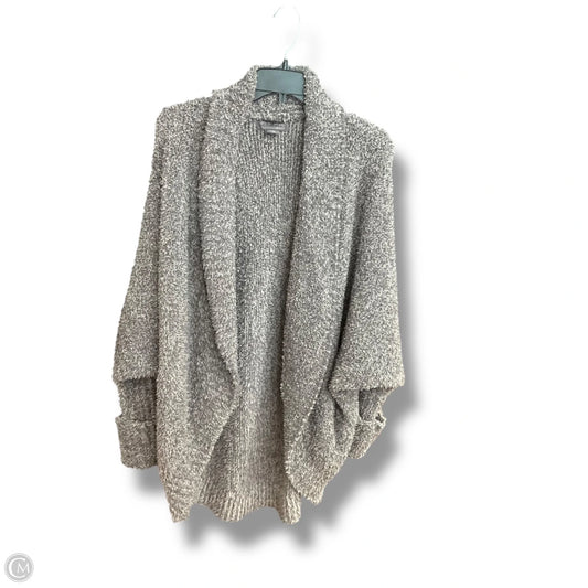 Sweater Cardigan By Barefoot Dreams In Grey, Size: L