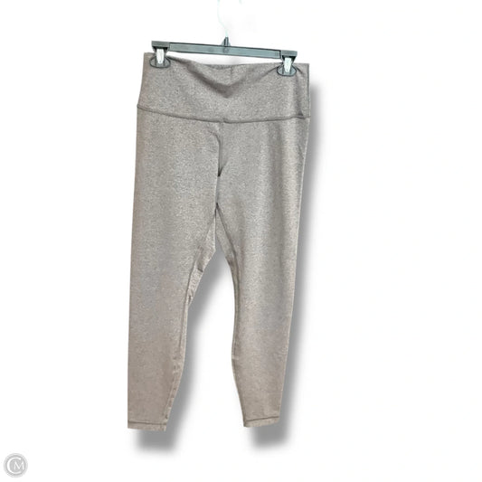 Athletic Leggings By Lululemon In Grey, Size: L