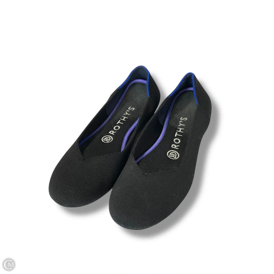 Shoes Flats By Rothys In Black, Size: 7.5