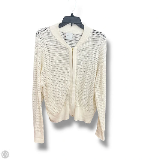 Sweater Cardigan By Varley In Ivory, Size: M