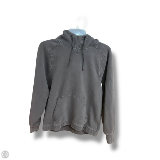 Athletic Sweatshirt Hoodie By Lululemon In Black, Size: M