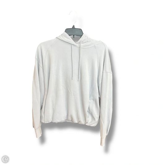 Athletic Top Long Sleeve Hoodie By Athleta In Grey, Size: M