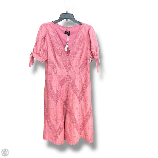 Dress Party Long By Marchesa Notte In Pink, Size: M