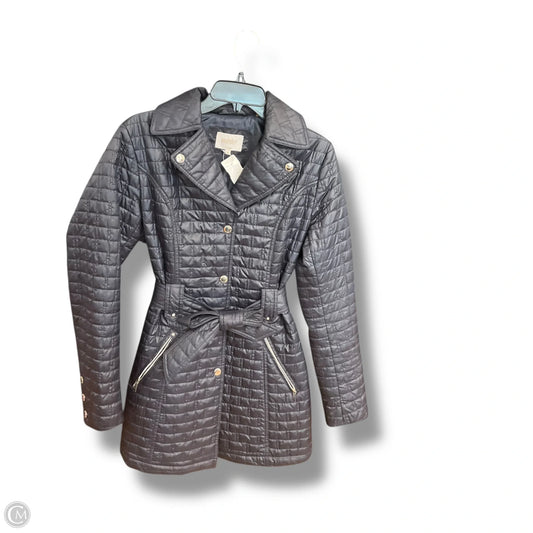Coat Puffer & Quilted By Laundry In Navy, Size: M