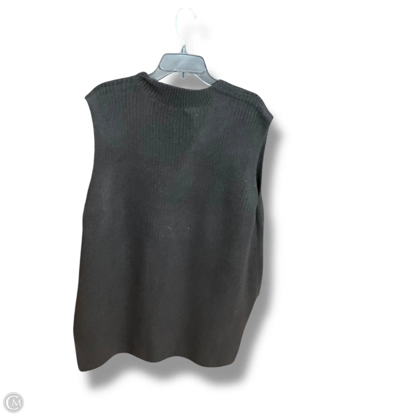 Vest Sweater By Vince Camuto In Black, Size: L