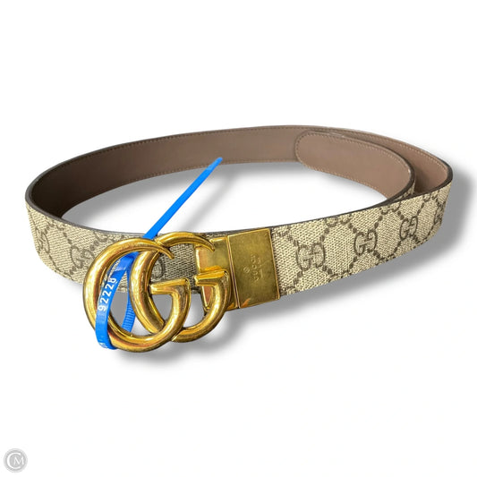 Belt Luxury Designer By Gucci, Size: Small