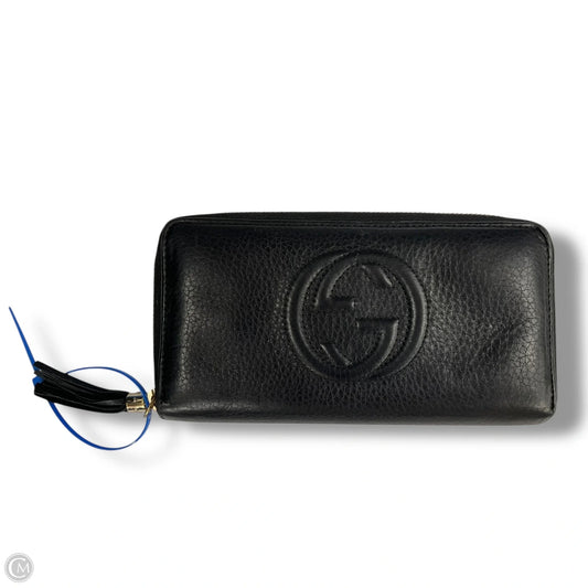 Wallet Luxury Designer By Gucci, Size: Large