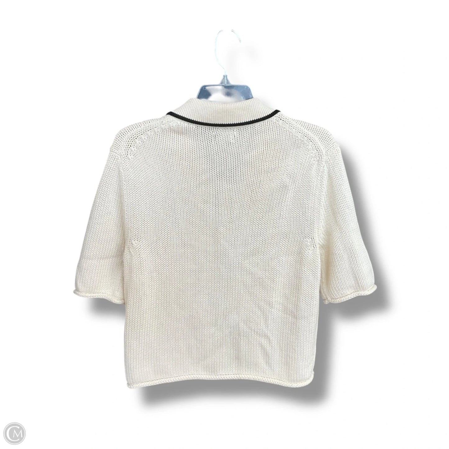Sweater Cardigan By Massimo Dutti In Cream, Size: M