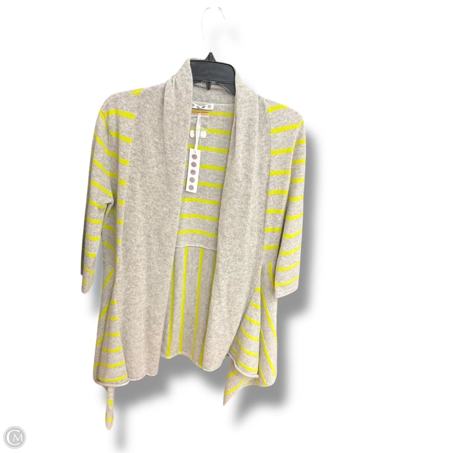 Sweater Cardigan Cashmere By Kokun In Grey, Size: S