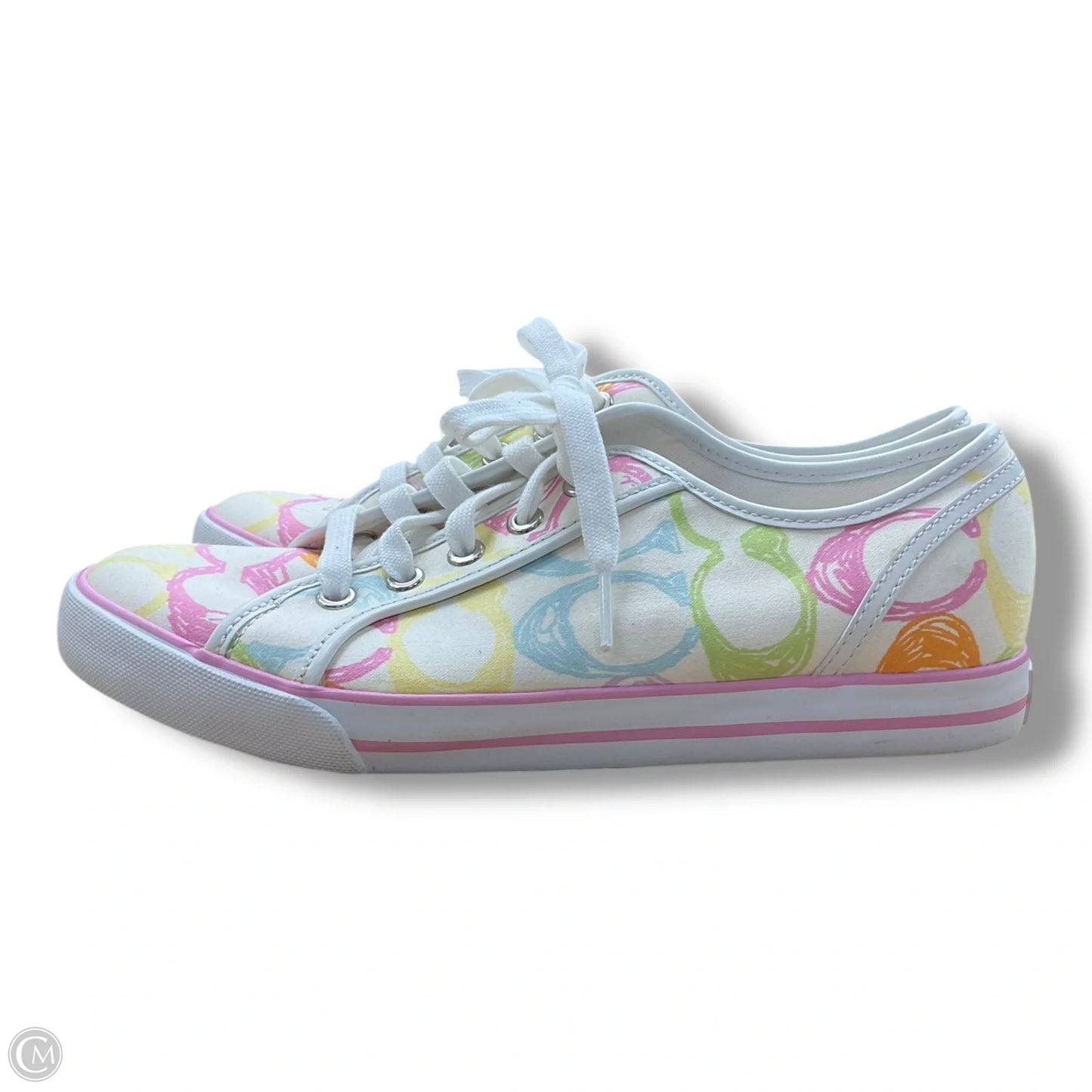 Shoes Designer By Coach In Multi-colored, Size: 8.5