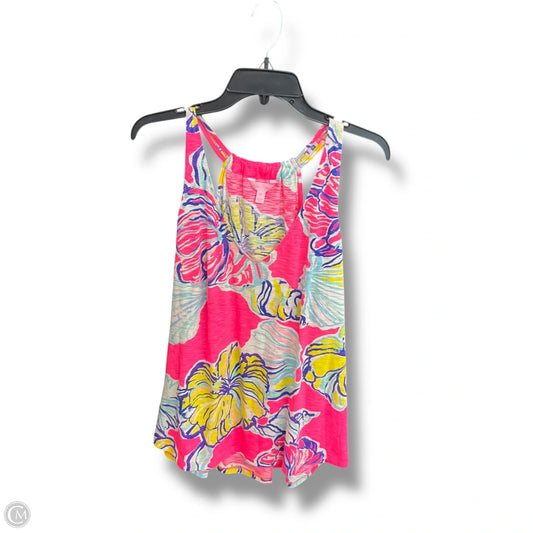 Top Sleeveless Designer By Lilly Pulitzer In Pink, Size: Xl