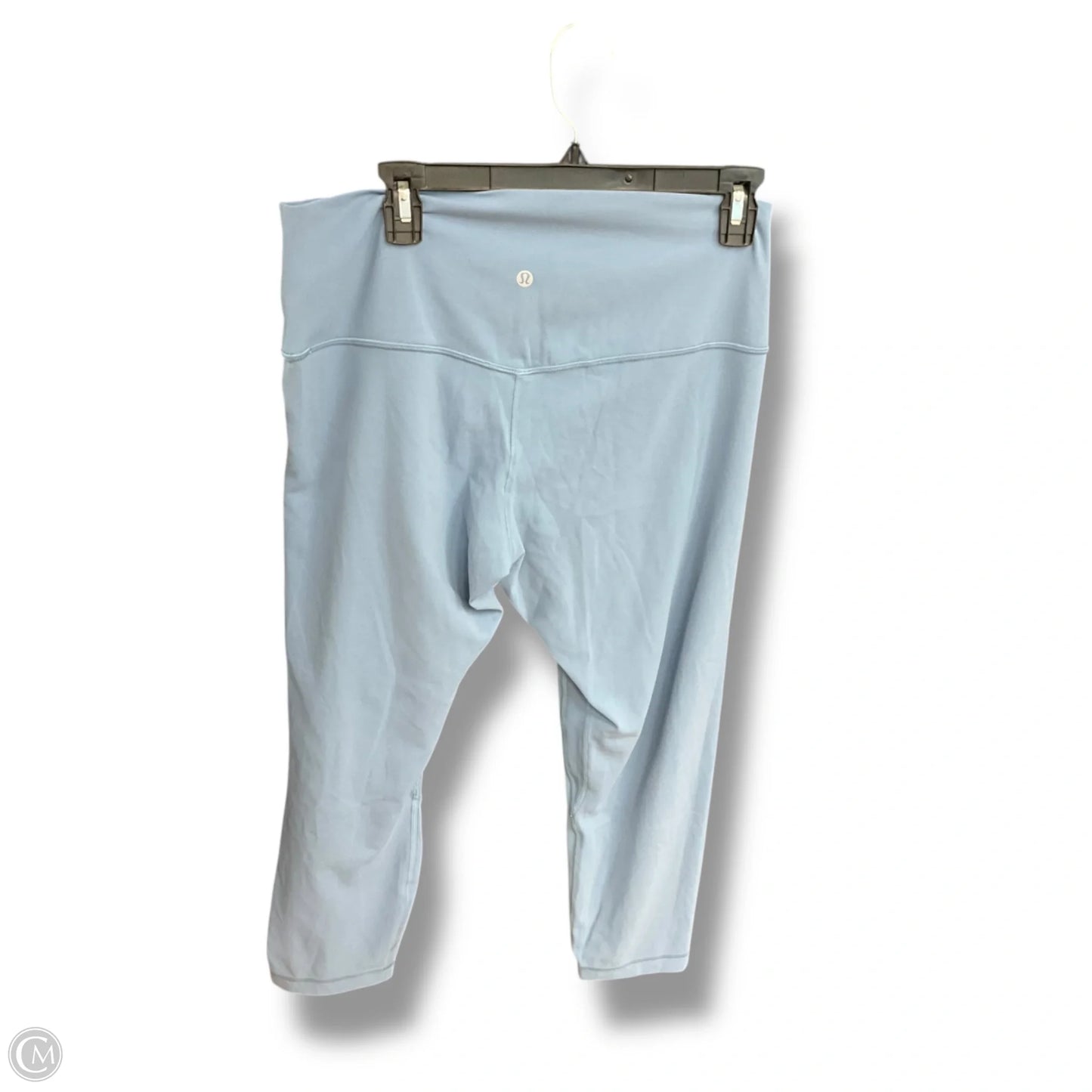Athletic Capris By Lululemon In Blue, Size: 14