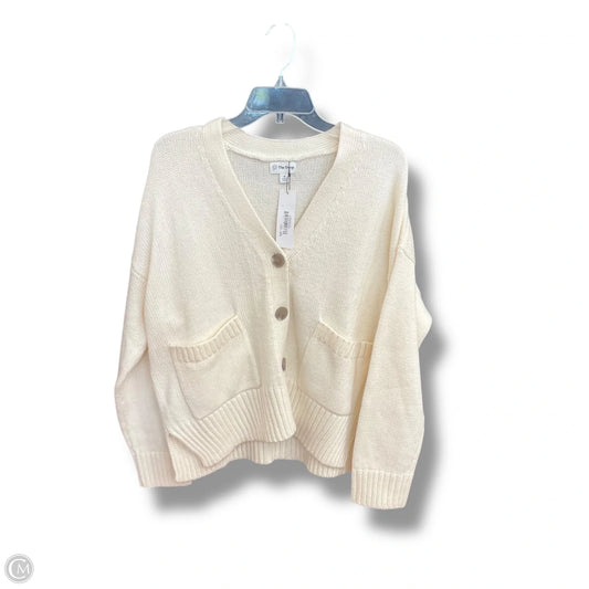 Sweater Cardigan By The Drop In Ivory, Size: M