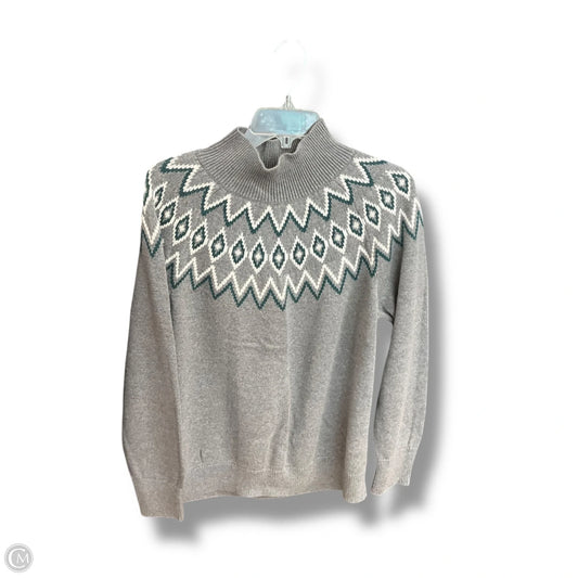 Sweater By Loft In Grey, Size: Xl
