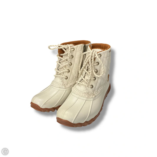 Boots Snow By Clothes Mentor In Ivory, Size: 7.5