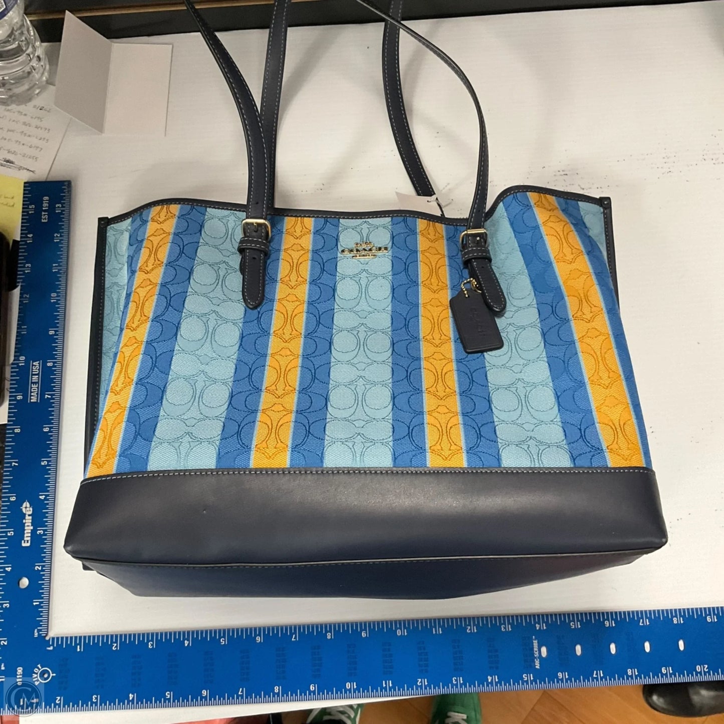 Tote Designer By Coach, Size: Large