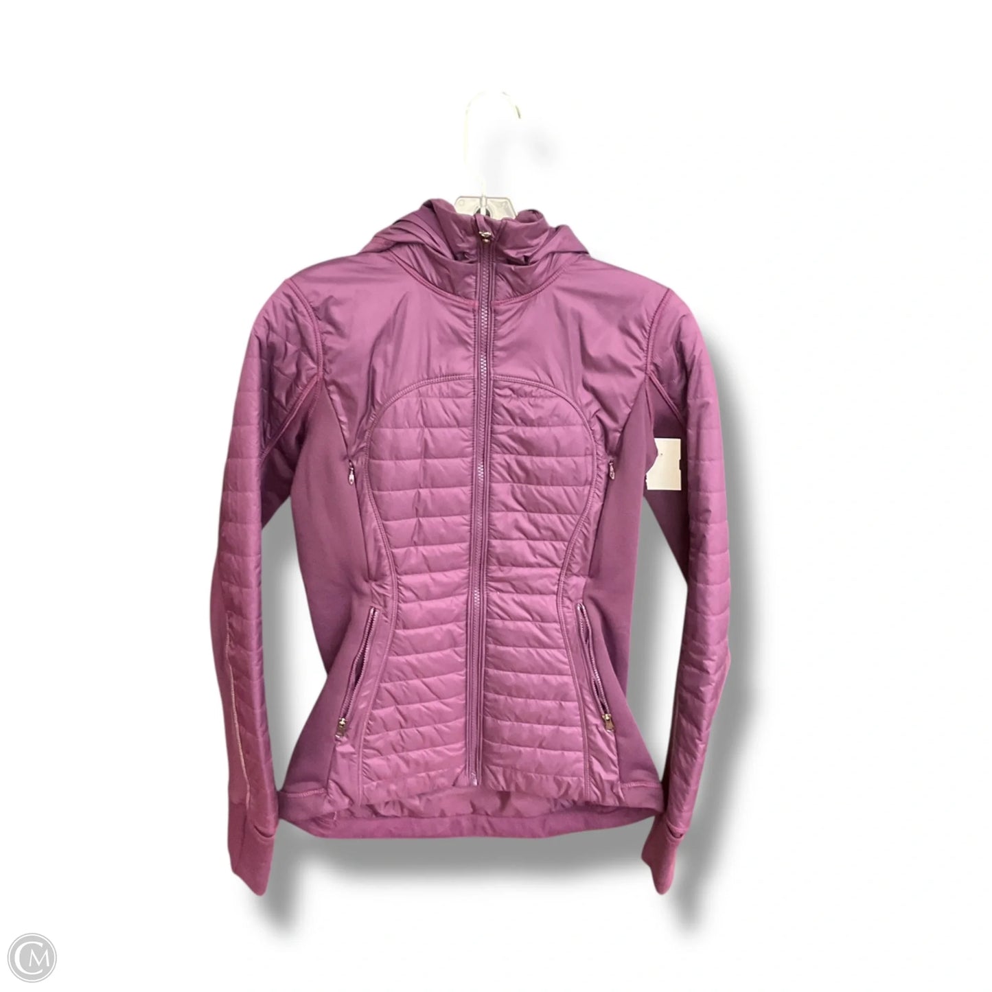 Athletic Jacket By Lululemon In Purple, Size: 4