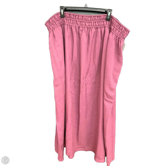 Skirt Maxi By A New Day In Purple, Size: 2x