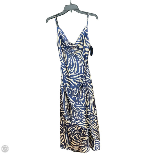 Dress Casual Maxi By Dress Forum In Blue & White, Size: S