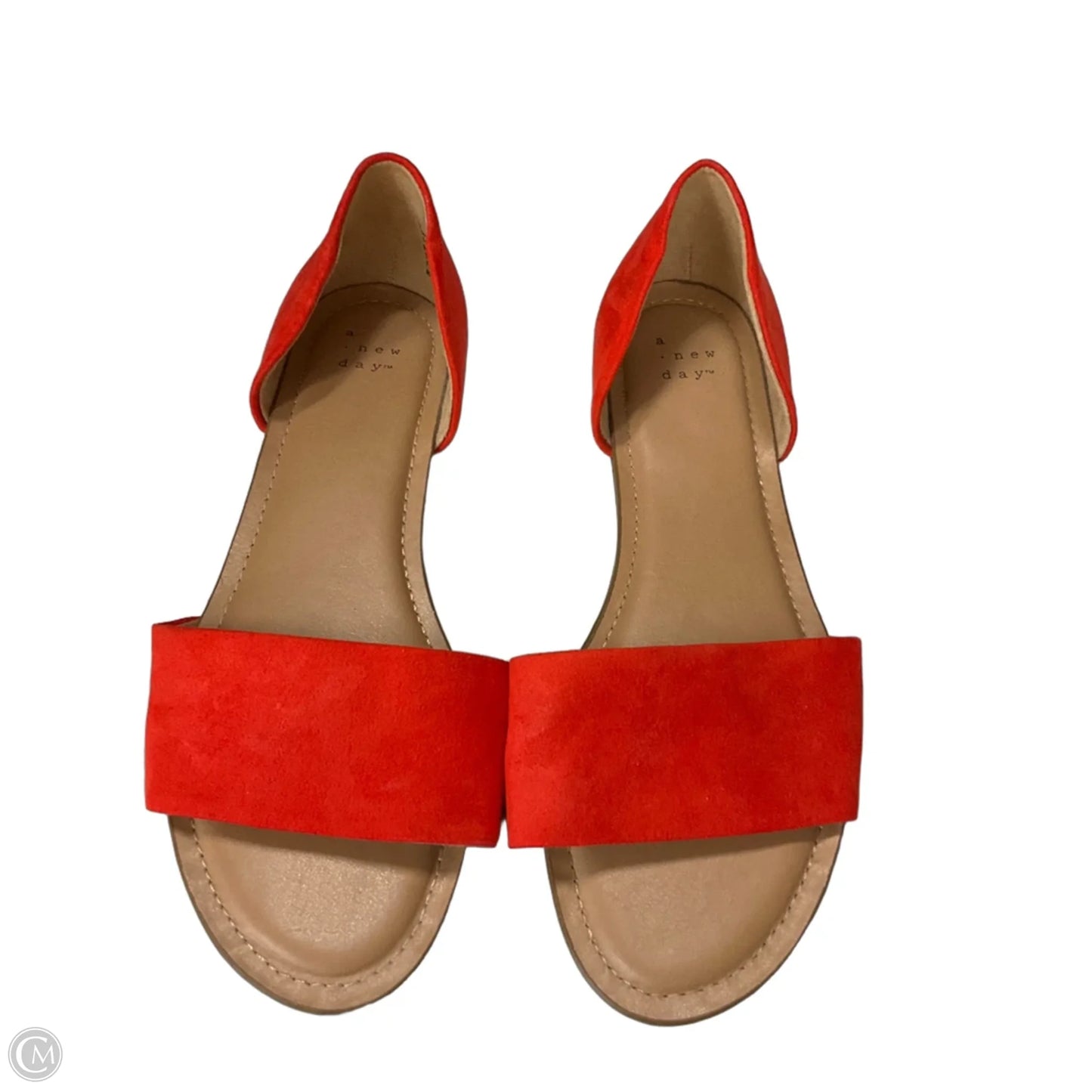 Sandals Flats By A New Day In Red, Size: 9