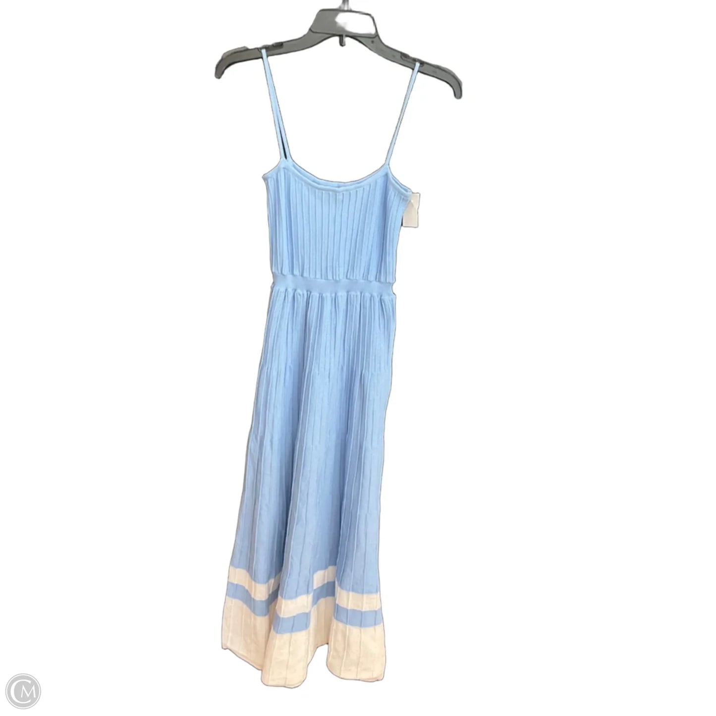 Dress Casual Maxi By Olivaceous In Blue & White, Size: S