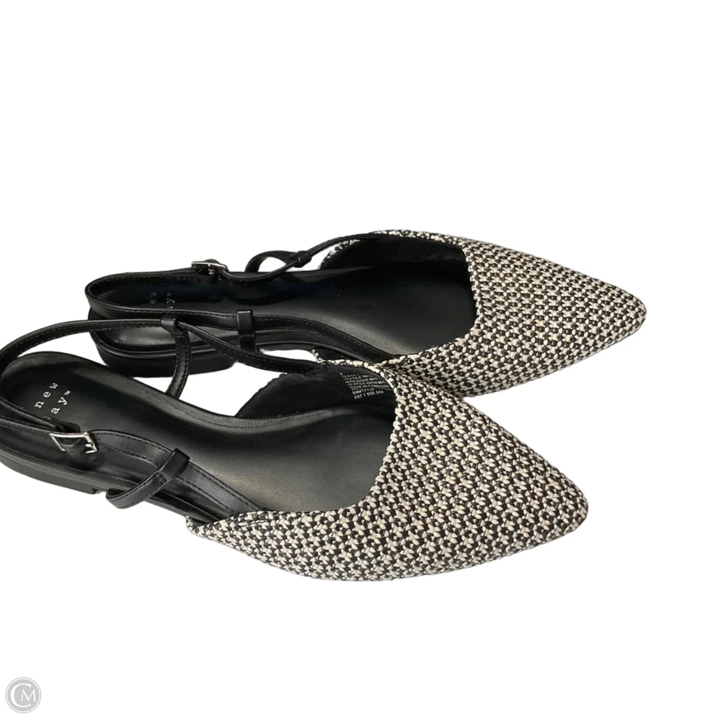 Shoes Flats By A New Day In Black, Size: 9