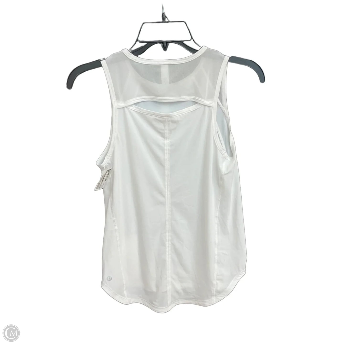 Athletic Tank Top By Lululemon In White, Size: Xs