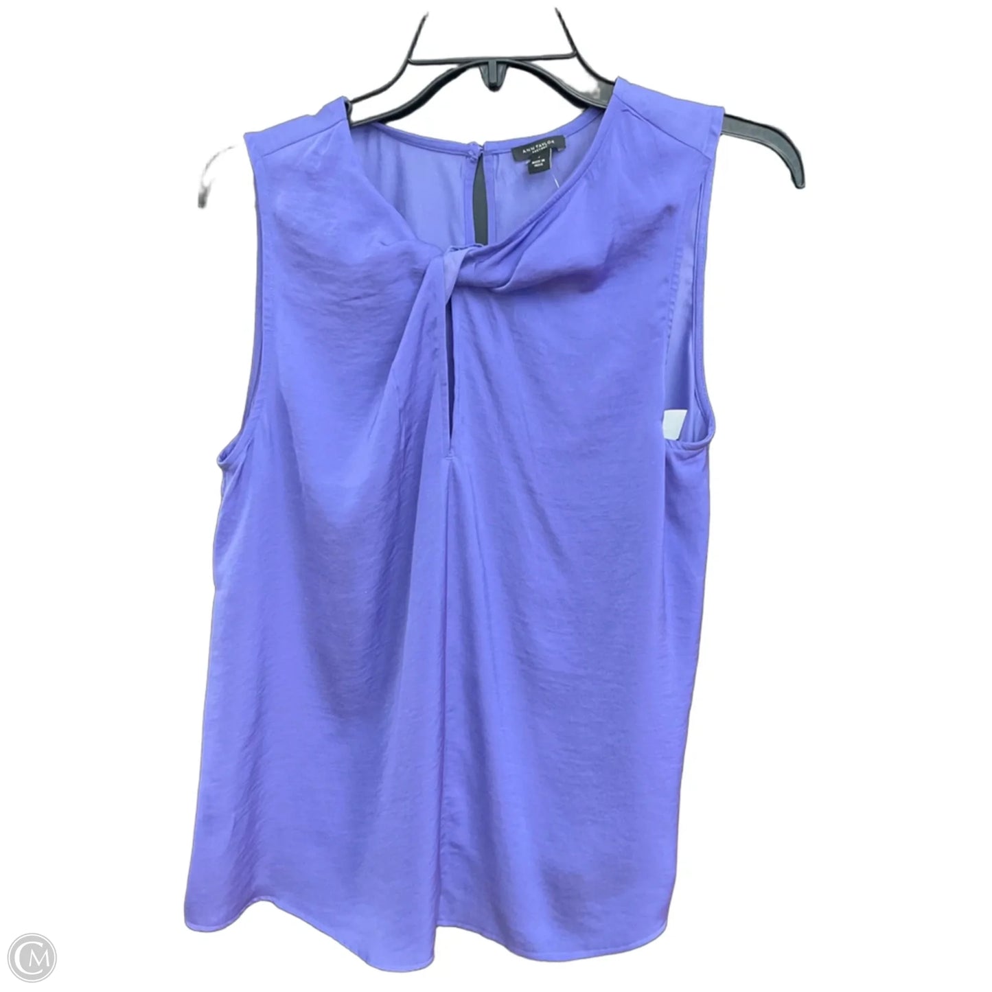 Top Sleeveless By Ann Taylor In Purple, Size: S