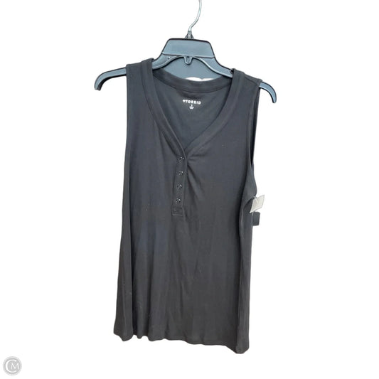 Top Sleeveless By Torrid In Black, Size: 1x
